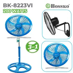 BOSSKO - Ventilador 18 pulgadas 3 en 1 Semi industrial 200 Wats - CE