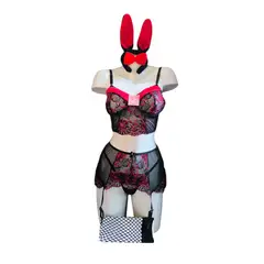 GENERICO - DISFRAZ DE CONEJITA PLAY LENCERIA SEXY