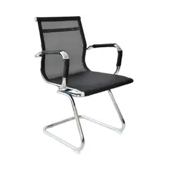 OFIDEAS - Silla de Oficina Fija Interlocutora Apolo Negro