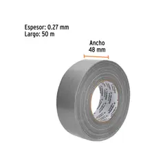 TRUPER - Cinta para Reparar Reforzar Proteger Ductos Tuberias Ancho 48mm