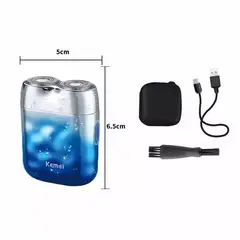 KEMEI - Maquina Cortapelo Patillera Trimmer KM-C30 Recargable