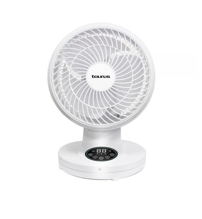 Ventilador de Mesa Recirculador Turbo Digital 45W Blanco