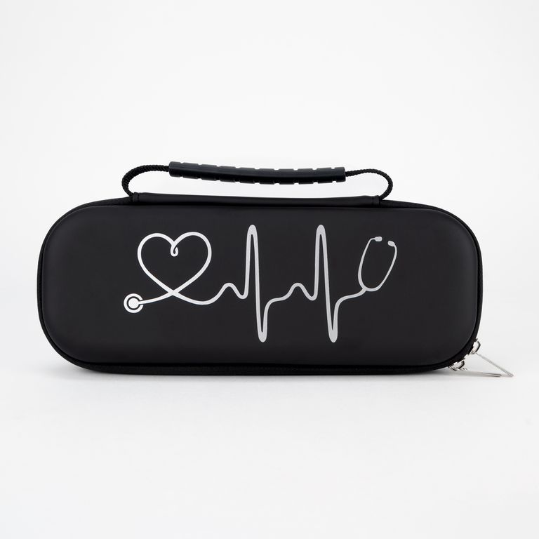 Estuche para Estetoscopio y Accesorios Clásico Negro