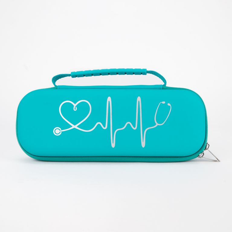 Estuche para Estetoscopio y Accesorios Clásico Turquesa