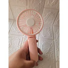 GENERICO - VENTILADOR PORTATIL ROSADO PASTEL