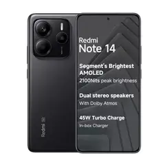 REDMI - Note 14 - Negro - 256 GB Almacenamiento - 8 GB RAM