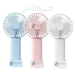 GENERICO - Ventilador Portátil de 3 Velocidades con Base para Celular
