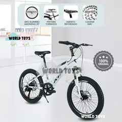 VELOX - Bicicleta Deportiva Aro 20 «PALMEIRA MIDDLE» White