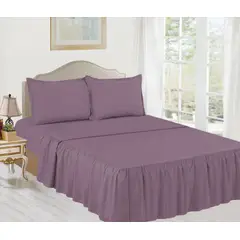 CASATEX - Juego de Sábanas 2 Plazas 100% Algodón con Blonda