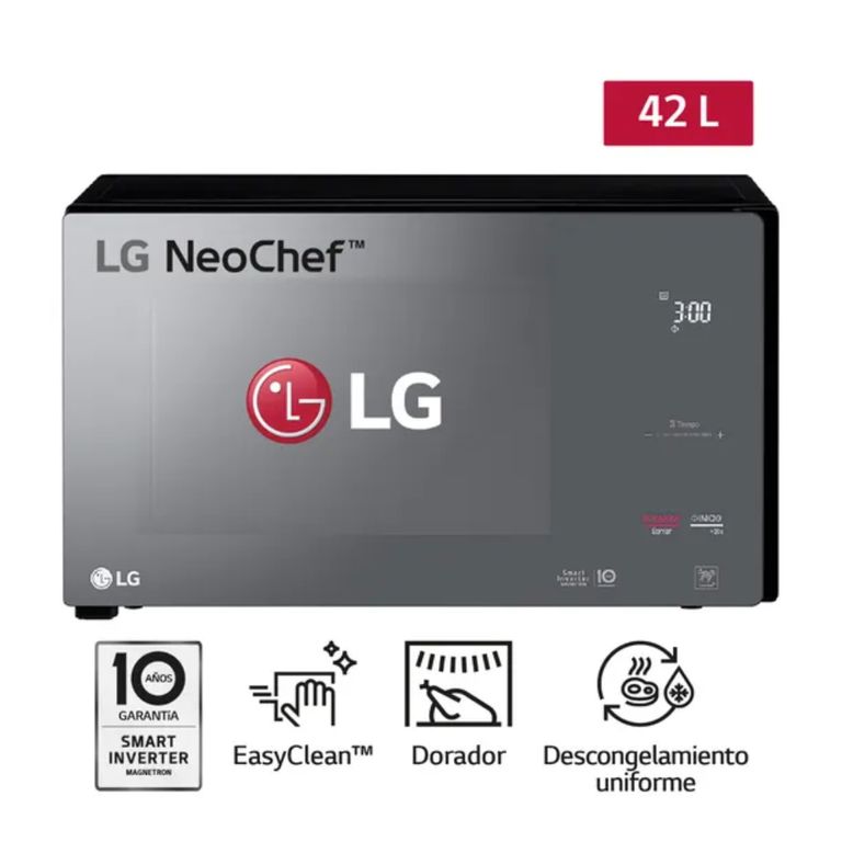 Horno Microondas MH8296DIR EasyClean 42L con Smart Inverter