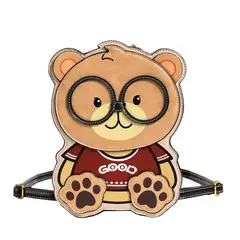 OEM - Mochila Morral Exclusiva Piton Bear Cuero Pu Premium