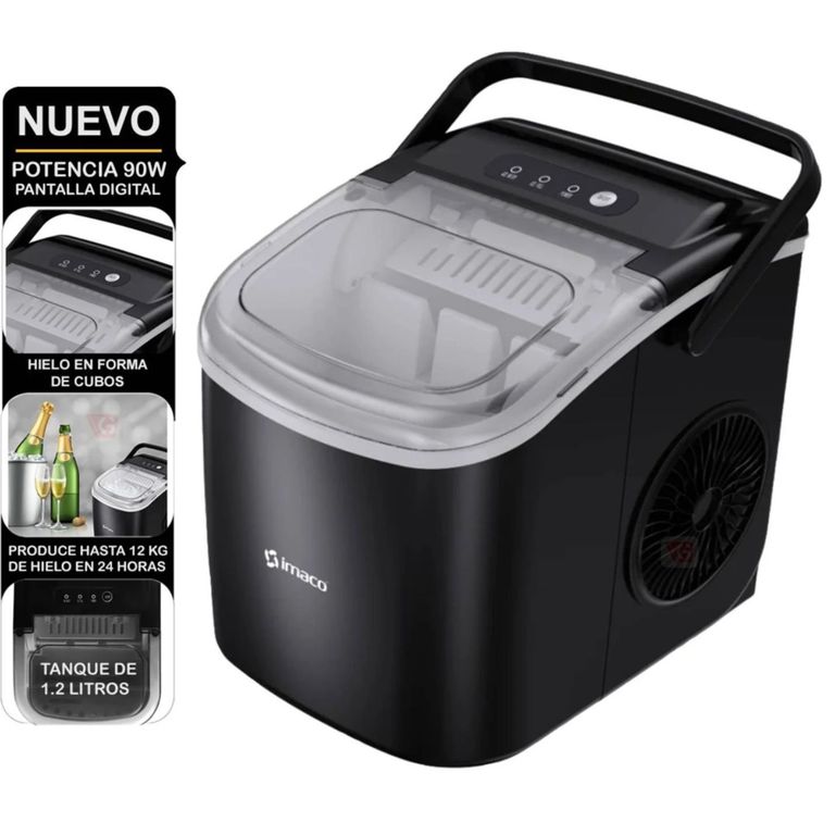 Máquina para hacer Hielo IMK1209 BLACK