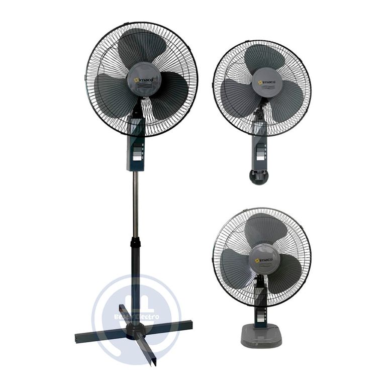 Ventilador 3 en 1 FS1631 de Mesa Pared y Pedestal