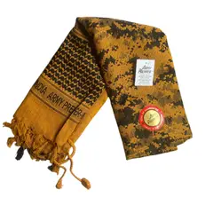 ARMY PREPPER - Bufanda 100 algodon shemagh digital OCRE trekking