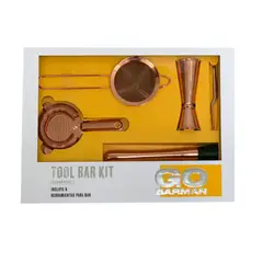 MORITA BAG STORE - KIT BARTENDER TOOL BAR KIT COBRE