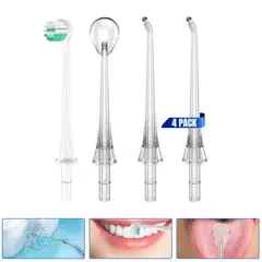 DAUER - KIT 4 Boquillas de Repuesto Irrigador Dental Limpieza Bucal