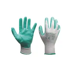 KAMASA - Guante de Poliéster con Nitrilo 10″
