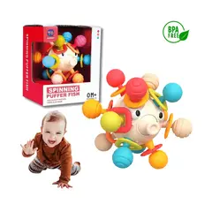 GENERICO - Juguete Sonajero Sensorial Montessori con Ojitos para Bebé