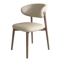 GENERICO - Silla de Comedor Solis - Marrón y Beige