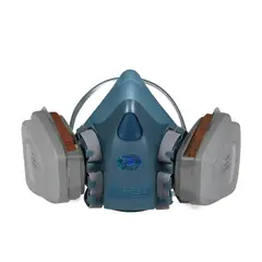 KAMASA - Respirador con 2 Filtro para Vapores Orgánicos y Gases Acido