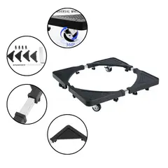 GENERICO - Base Movible Ajustable Transportadora De Electrodomésticos con Frenos