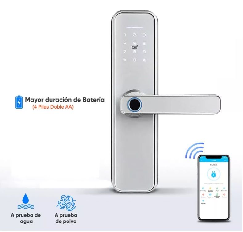 Cerradura Inteligente Smart 660A Wifi Tuya Smartlife