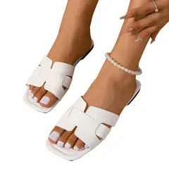 BLWOENS - Zapatillas de verano para mujeres - Blanco