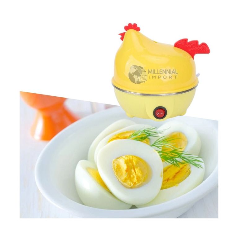 Hervidor Eléctrico Para 7 Huevos En Forma De Gallina