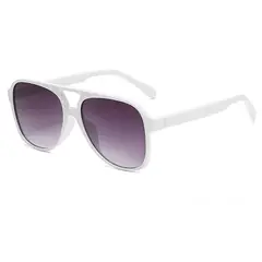 GENERICO - LENTES MUJER POLARIZADOS RETRO PROTECCIÓN SOL UV 400 BLANCO