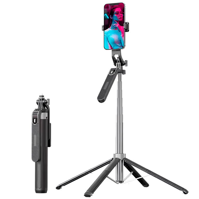 Trípode Palo Selfie De 180cm Más Disparador Bluetooth P180