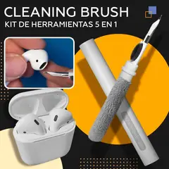 AURELA - CleaningBrush™ Herramienta 5 en 1 Limpieza de Teclados y Audífonos