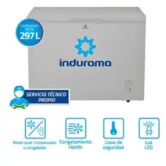 INDURAMA - CONGELADORA 297LT CI-320GR