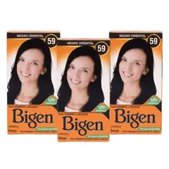 BIGEN - Pack de 3 tintes Negro oriental #59