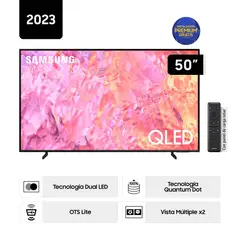 SAMSUNG - Televisor QLED 50” Smart TV 4K QN50Q60CAGXPE