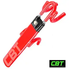 GENERICO - Seguro bloque traba pedal volante timón antirrobo vehicular