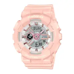 BABY G - Reloj BA-110RG-4A Rosado Mujer