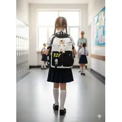 GENERICO - Mochila Kawaii Osito Negro