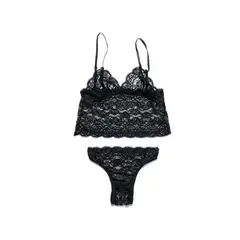 GENERICO - Lencería Erótica Dos Piezas - Color Negro Talla M