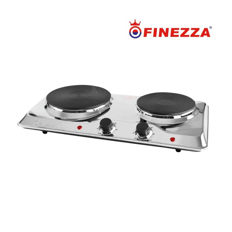 COCINA ELECTRICA ACERADA 2 HORNILLAS