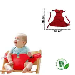 GENERICO - SUJETADOR DE BEBÉ - ROJO