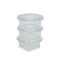 TRIKO - Taper vidrio borosilicato set 310ml x3
