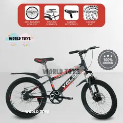 VELOX - Bicicleta Para Niño Aro 16 «PALMEIRA SMOL» Black and Red