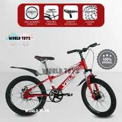 VELOX - Bicicleta Para Niño Aro 16 «PALMEIRA SMOL» Red