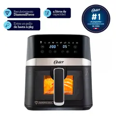 OSTER - FREIDORA DE AIRE DIGITAL 4L CON 10 PROGRAMAS CKSTAF40WDDF