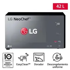 LG - Horno Microondas MH8296DIR 42L con EasyClean