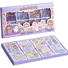 GENERICO - STIKER KAWAI 200 PLANCHITAS PEACH COKE - MORADO