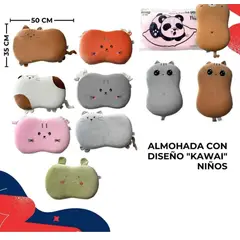 GENERICO - Peluche Almohada Gatito Kawaii 50cm