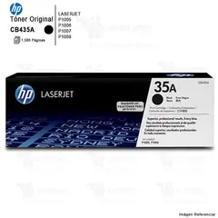 HP - TONER 35A (CB435A) L.J. P1005/P1006 NEGRO 1,500 PGS