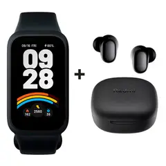 XIAOMI - SmartBand 9 Active + Audifono Buds 6 Play - Negro