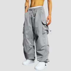 ENKI - Pantalón Cargo Parachute Varón - Estilo Urbano y Funcional